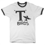 Hybris Grease - T Birds Ringer Tee (WhiteBlack,M)