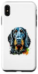 Coque pour iPhone XS Max Gordon Setter Pop Art et Splash Art Gordon Setter