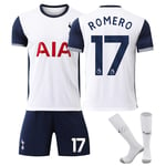 2425 Tottenham Hotspur hemmafotbollströja set Romero med strumpor 28(150-160cm)