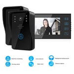 7In Waterproof Video Intercom Doorbell 2 Camera 1 Lcd Monitor Security Doo Part