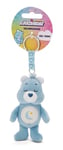 NICI- Porte Bisounours GrosDodo 10cm Bleu-Pendentif Animal avec Anneau métallique pour accrocher aux clés, à la Corde, au Sac et Plus Encore, 61378, Schlummerbärchi