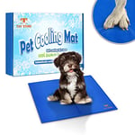 T2Y Dog Cooling Mat, 2024 Upgrade Cool mat for dogs, Super Scratch-Resistant & Non-Toxic Gel Cooling Pad Bed for Pet. Pressure Activated Pet Cool Pad No Water or Electricity Need (50 * 40 S)