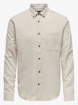 Only & Sons Gudmund Slim Solid Shirt - Herre - Beige - M