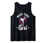 Muay Thai Girl Muay Thai fighting Girl Tank Top