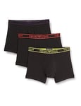 Emporio Armani Men's 3-Pack Core Logoband Boxer Shorts, Black/Black/Black, M (Pack of 3)