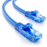 25m Câble Réseau Ethernet LAN Gigabit CAT.6 Câble RJ45 CAT6 Compatible avec CAT.5 CAT.5e CAT.6a Cat.7 - Bleu