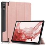 Førsteklasses Samsung Galaxy Tab S9 etui - Rose gullfarget