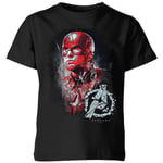 T-shirt Avengers Endgame Captain America Brushed - Enfant - Noir - 9-10 ans