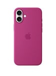 Apple Iphone 16 Plus Silicone Case With Magsafe - Fuchsia