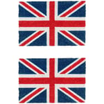 Coir Door Mats 90 x 60cm Union Jack Pack of 2