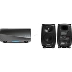 Genelec G Two Denon HEOS LINK HS2 -bundle, musta