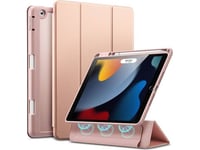 Esr Tablet Case Esr Rebound Hybrid Case Apple Ipad 10.2 2019/2020/2021 (7Th, 8Th And 9Th Generations) Frosted Pink