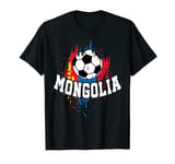 Mongolia Soccer Mongolian Football Mongol Futbol T-Shirt