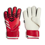 adidas Målvaktshandske Predator Match Fingersave Pure Victory - Pure Ruby/Svart/Vit, storlek 10