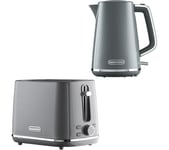 DAEWOO Stirling SDA2683GE Jug Kettle and 2-Slice Toaster Bundle - Grey, Silver/Grey