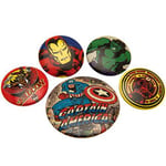 Pyramid International Marvel Retro Captain America Badge Multicolore 10 x 12,5 x 1,3 cm