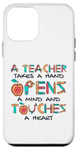 Coque pour iPhone 12 mini Teacher Takes A Hand Referendar Professeur Pédagogue Professeur