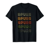 Love Heart Spurs Tee Grunge Vintage Style Black Spurs T-Shirt