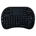 Mini clavier Bluetooth pour SAMSUNG Galaxy S4 Smartphone Sans Fil AZERTY Rechargeable (NOIR)