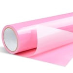 Vinyle Adhésif Rose, 30 x 500 cm PET Vinyle adhésif Blanc pour Cricut, Silhouette Cameo, Vinyle permanent pour Cadeaux de Bricolage, Mug, Fenêtre, Céramique, Plastique