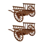 Modèle de Chariot Miniature Figurines Fées Roue Accessoire Brouette pour Tout-Petits Jardin Jouet