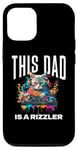 Coque pour iPhone 13 Pro This Dad Has Rizz Cool DJ Cat Rizzler Dad Father's Day 2024