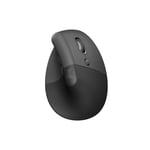 Logitech Lift Vertical Ergonomic Mouse - Black