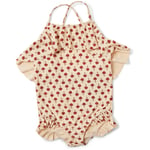 Konges Sløjd Manuca swimsuit – poppyflower red - 2år