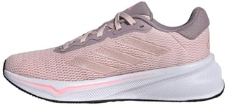 adidas Femme Response Runner Shoes Chaussures Basses Non liées au Football, Sandy Pink/Sandy Pink met/Pink Spark, 44 2/3 EU