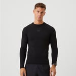 Borg Running Seamless LS T-shirt, Black Beauty