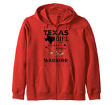 Texas Girl is a perfect mixture of Princess and Warrior Zip Hoodie