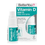 BetterYou Vitamin D4000 IU Daily Oral Spray - 15ml