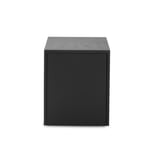 New Works - Mass Side Table w. Drawer, Black Oak - Sidebord - Lim + Lu - Svart - Tre