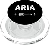 Aria Guitare Battement De Coeur Musique Guitariste PopSockets PopGrip pour MagSafe