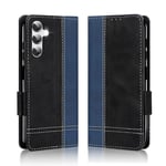 Coque pour Samsung Galaxy A16 5G / 4G,Magnétique Rabat Portefeuille Cuir A16 Etui, Slim Silicone TPU Bumper Pochette Housse,Flip Porte Cartes avec Support Cover,Antichoc Case pour Galaxy A16 Bleu