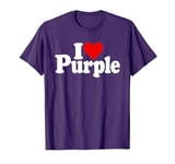 I LOVE HEART PURPLE THE COLOR PURPLE T-Shirt