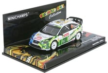 MINICHAMPS - voiture de rallye FORD Focus RS WRC Wales de 2008 équipage Rossi...