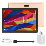 10,1 tuuman tabletti HD IPS -näyttö 6 Gt RAM 128 Gt ROM Dual SIM Octa Core 13 MP kamera Gold Tablet lukupelien 100?240 V US Plug