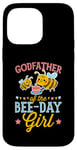 Coque pour iPhone 14 Pro Max Fête d'anniversaire sur le thème du parrain de l'abeille pour fille