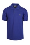 Lacoste Mens L.12.12 Piqué Cotton Polo Blue - Size Large