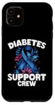 Coque pour iPhone 11 Diabetes Support Crew Month Ribbon Type1 T1D Type 2 T2D Mom