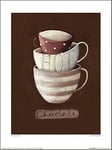 The Art Group Nicola Evans (Hot Chocolate) Art Print, Paper, Multi-Colour, 30 x 40 x 1.3 cm