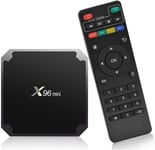 X96 Mini Lecteur Multimédia de Diffusion en continu Android 11.0/Boîte TV 4K avec Amlogic S905W2 Quad-Core chipset, 64 Bits 2GB/16GB