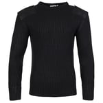 Fort Pull de Combat col en V pour Homme, Noir, M