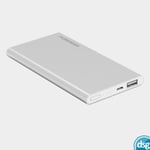 PureJuice Power Bank Portable Battery Pack 5000mAh 10W SIlver