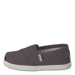 TOMS TINY ALPARGATA Grey Canvas UK9.0