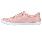 Skechers Women's Bobs B Cute Sneaker, Rose Canvas, 6.5 UK