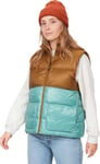 Marmot Women's Guides Down Vest Hazel/Blue Agave, M