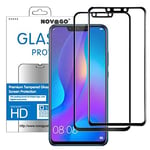 NOVAGO Compatible avec Huawei P Smart Plus (6.3'' Sortie en 2018) Pack de 2 Films Verre trempé Protection écran résistant Couvre Tout écran