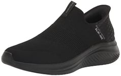 Skechers Homme Ultra Flex 3.0 Smooth Step Slip-in Mocassin, Noir, 41 EU Large